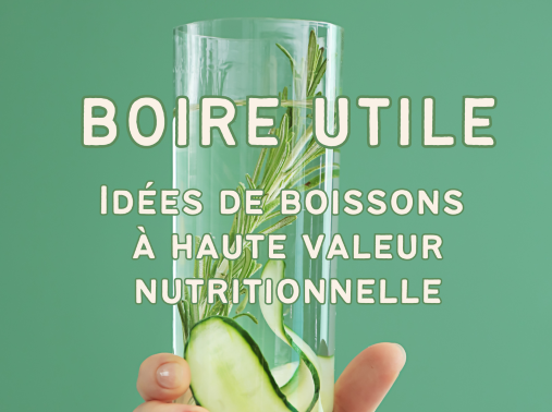 Livret Boire utile boissons nutritionnelles Elodie Brillaud